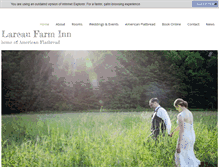 Tablet Screenshot of lareaufarminn.com